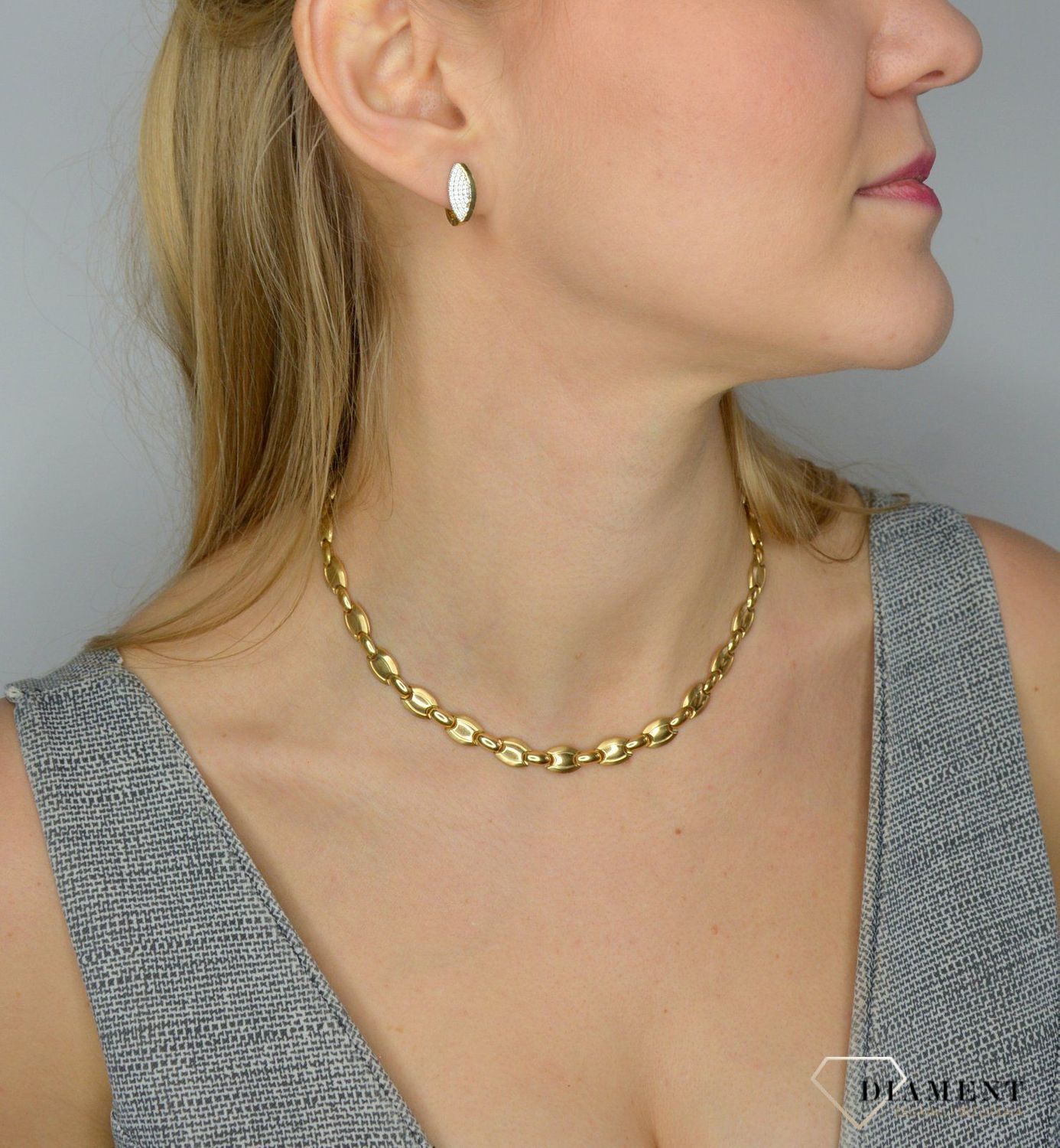 Złote kolczyki 333 blask cyrkonia KL 7632 333 💎.jpg